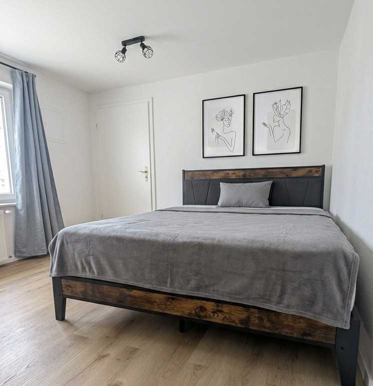 Wohnzimmer der Ferienwohnung Hoffmann